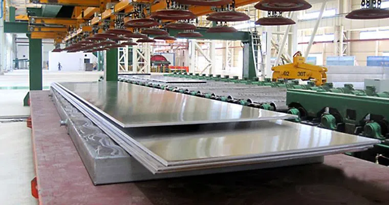 Marine grade aluminum plate for boat building